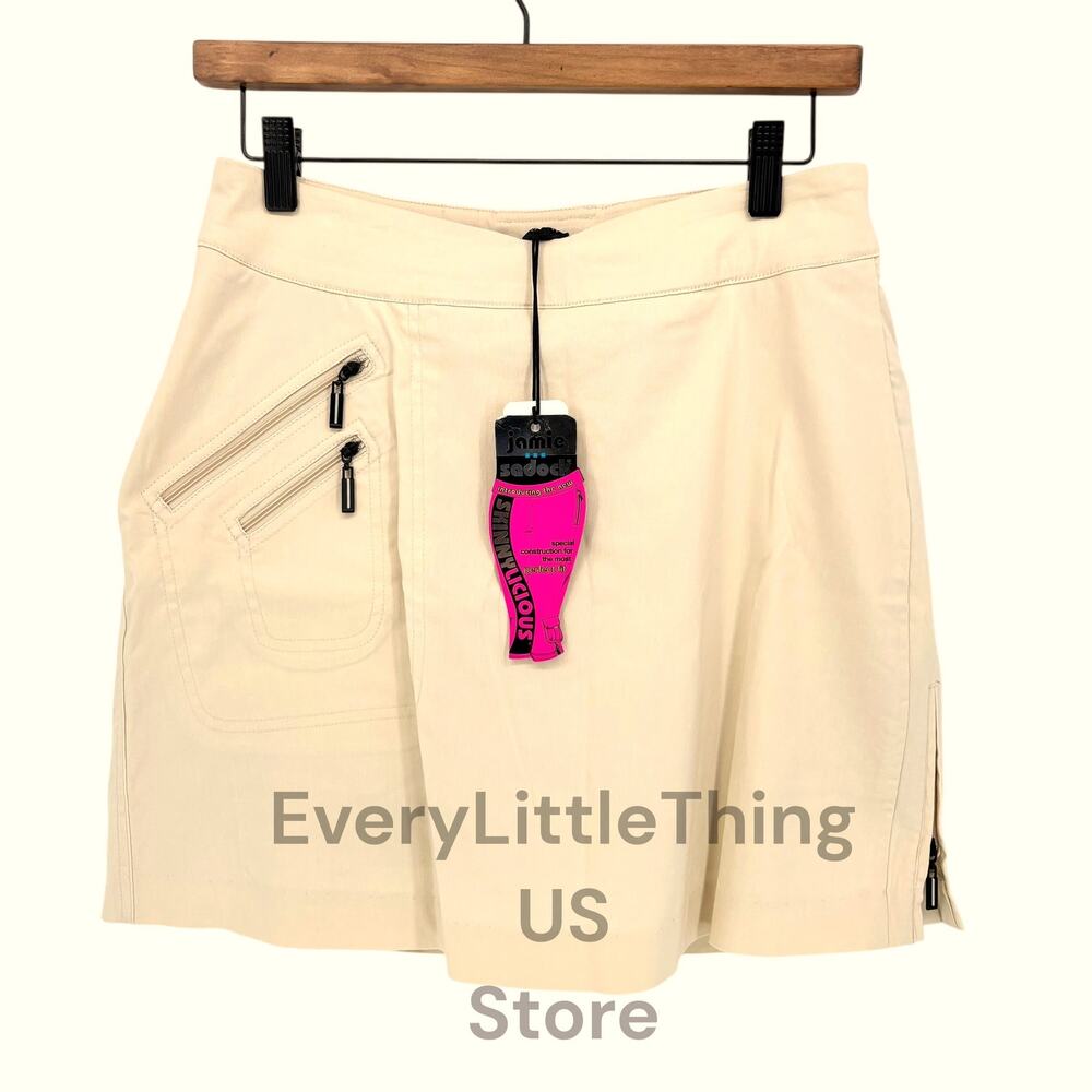 NEW Jamie Sadock Skinnylicious Golf Skort 8 Tennis Pickleball Mini Skirt Stretch